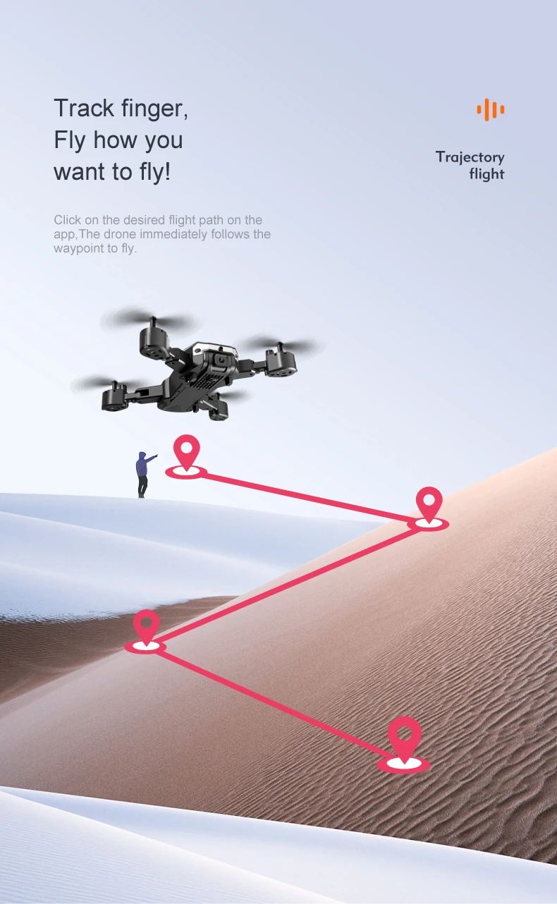 🚁 طائرة G6 الاحترافية – تصوير جوي بدقة وذكاء مذهل - الصورة 25